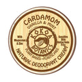 Natural Deodorant Cream - Cardamom Vanilla and Mint - Sensitive Skin - Baking Soda Free  - 2.5 oz