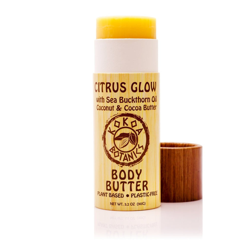 Body Butter Lotion Bar - Citrus Glow - with Sea Buckthorn Oil