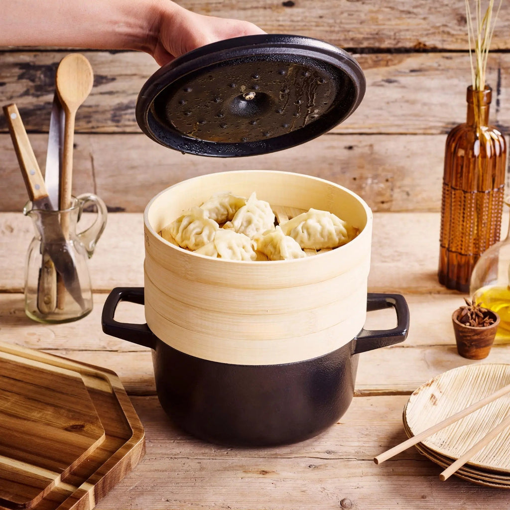 Cocotte with Steamer Inserts — 2.5 Qt.