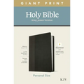 KJV Personal Size Giant Print Bible, Filament Enabled Edition (Leatherlike, Black/Onyx)