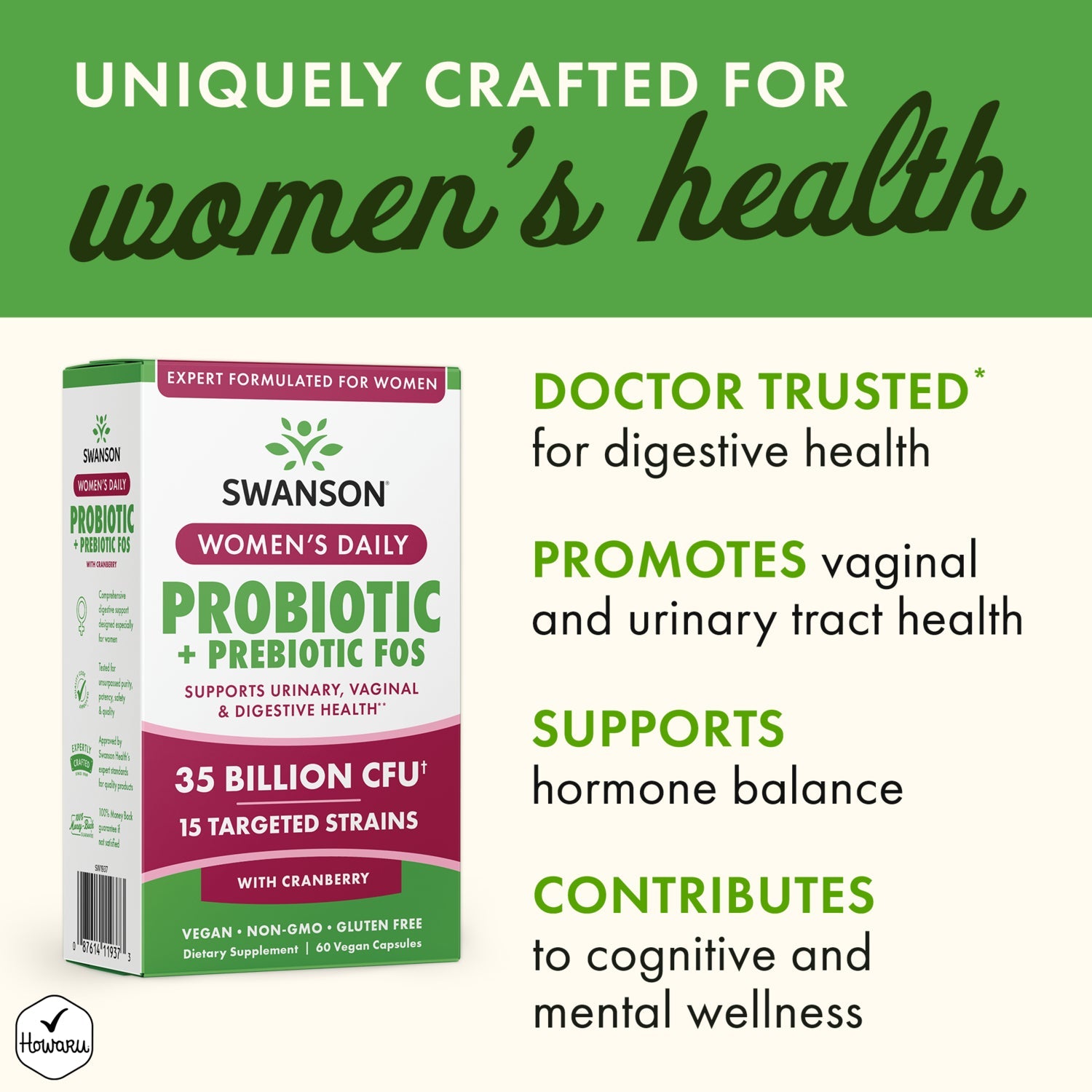 Women's Daily Probiotic + Prebiotic FOS