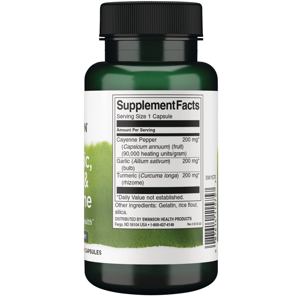 Turmeric, Garlic & Cayenne - Balanced Support