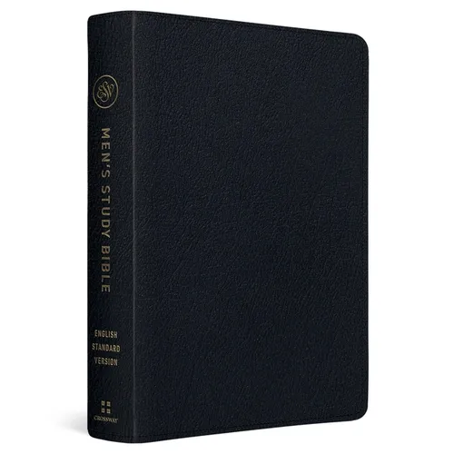 ESV Men's Study Bible (Genuine Leather, Black)
