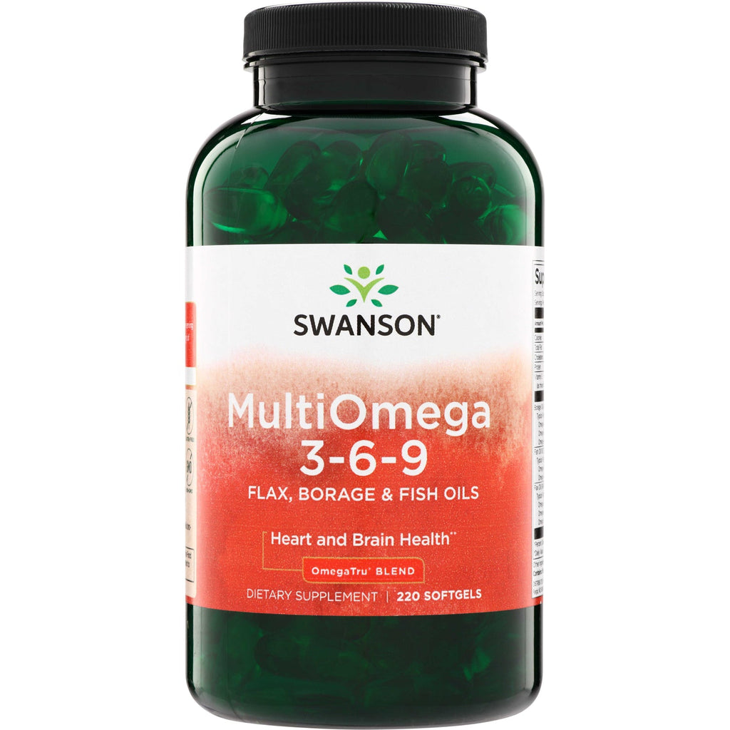 MultiOmega 3-6-9 Flax, Borage & Fish Oils - OmegaTru Blend