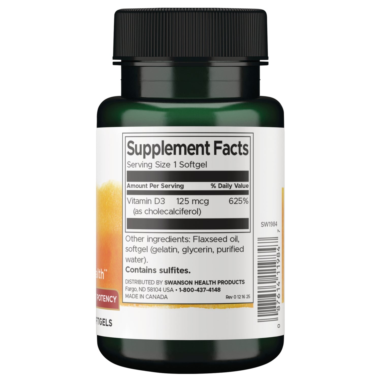 Vitamin D3 - Highest Potency