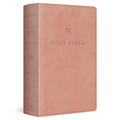 ESV Large Print Personal Size Bible, Red Letter (Trutone, Blush Rose)