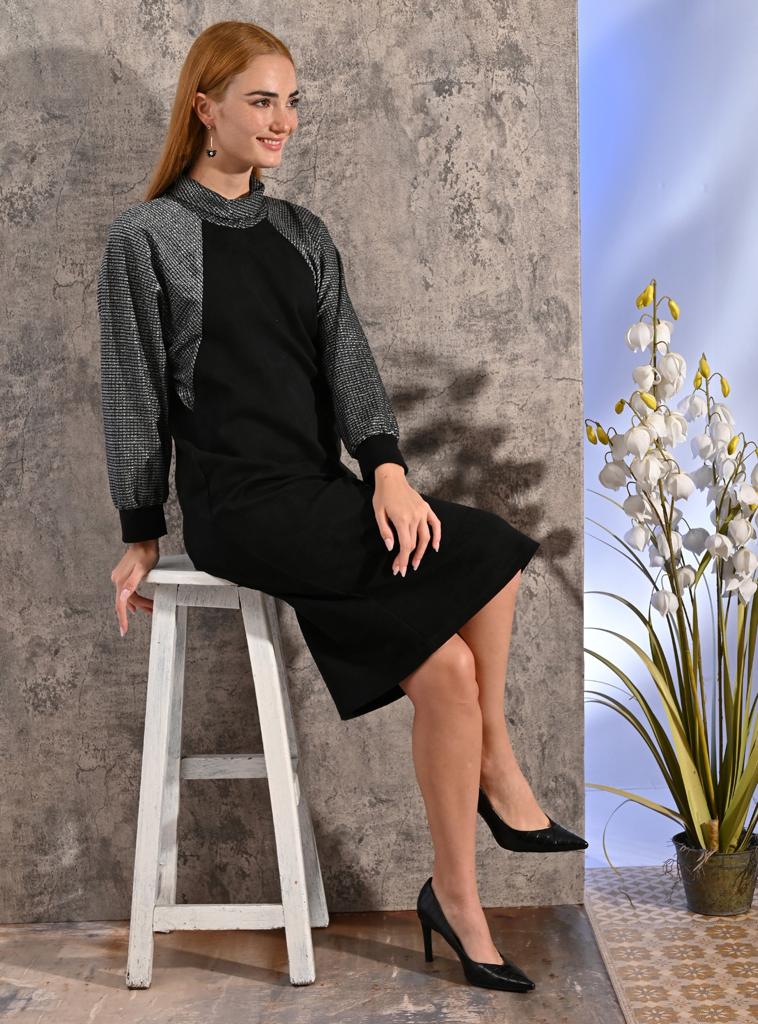 Contrast Dress
