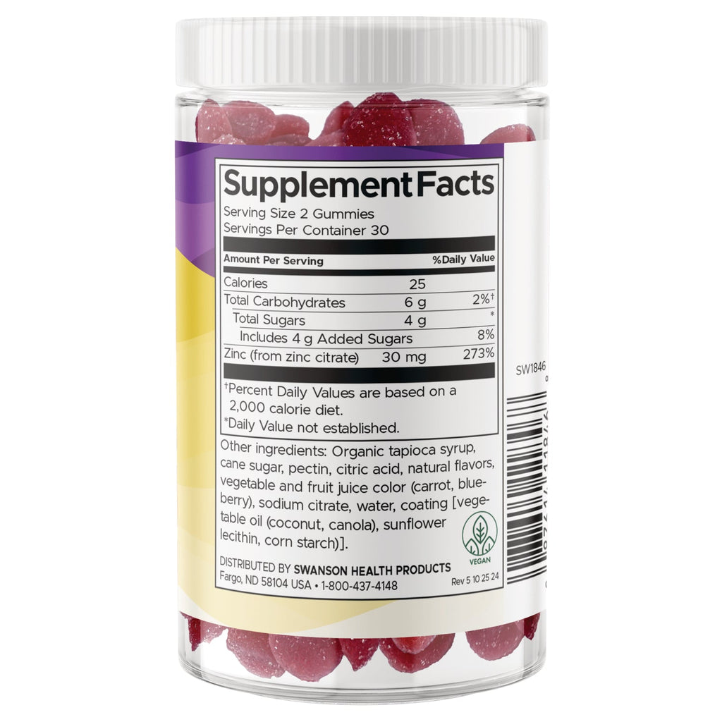 Zinc Gummies - Elderberry