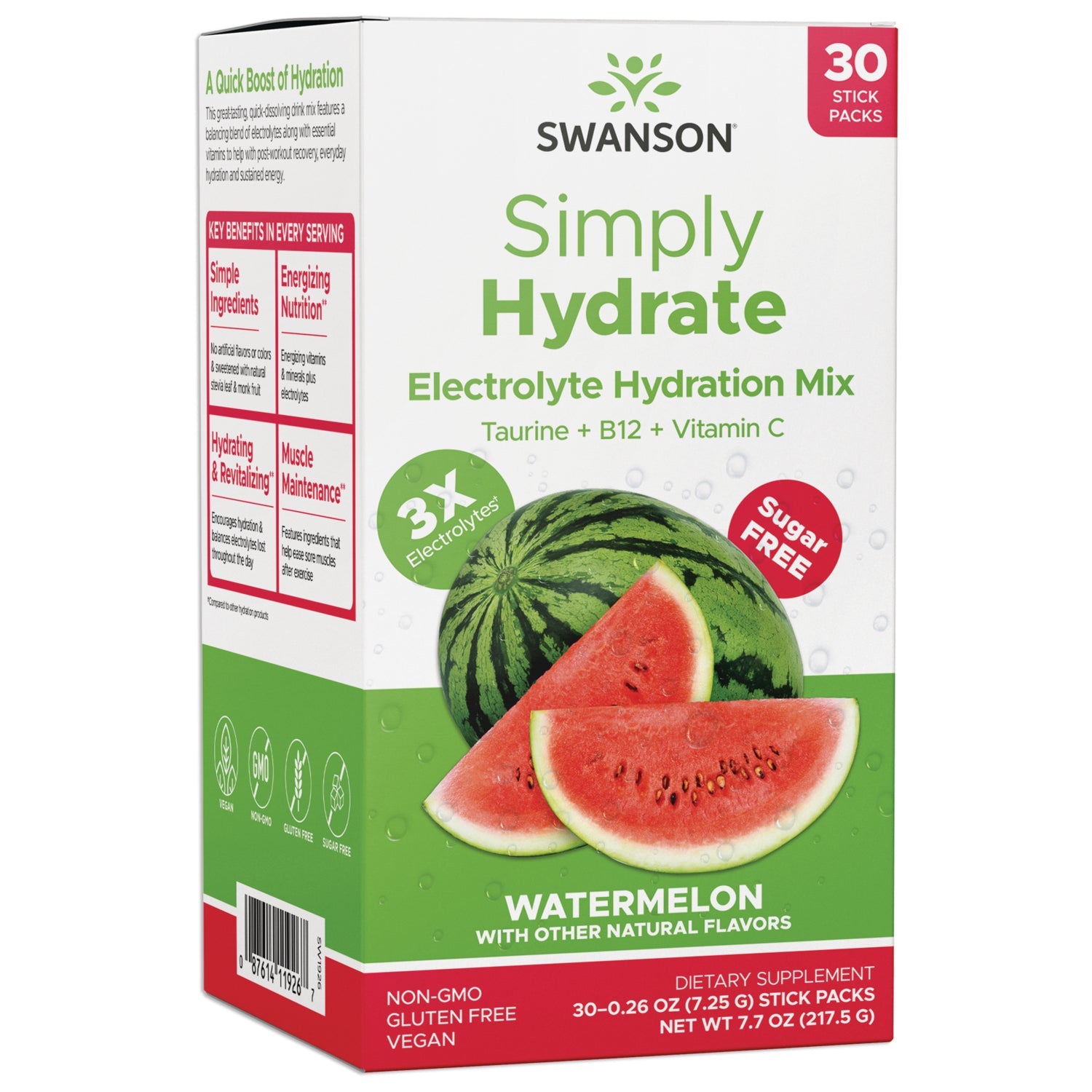 Simply Hydrate Electrolyte Hydration Mix - Watermelon