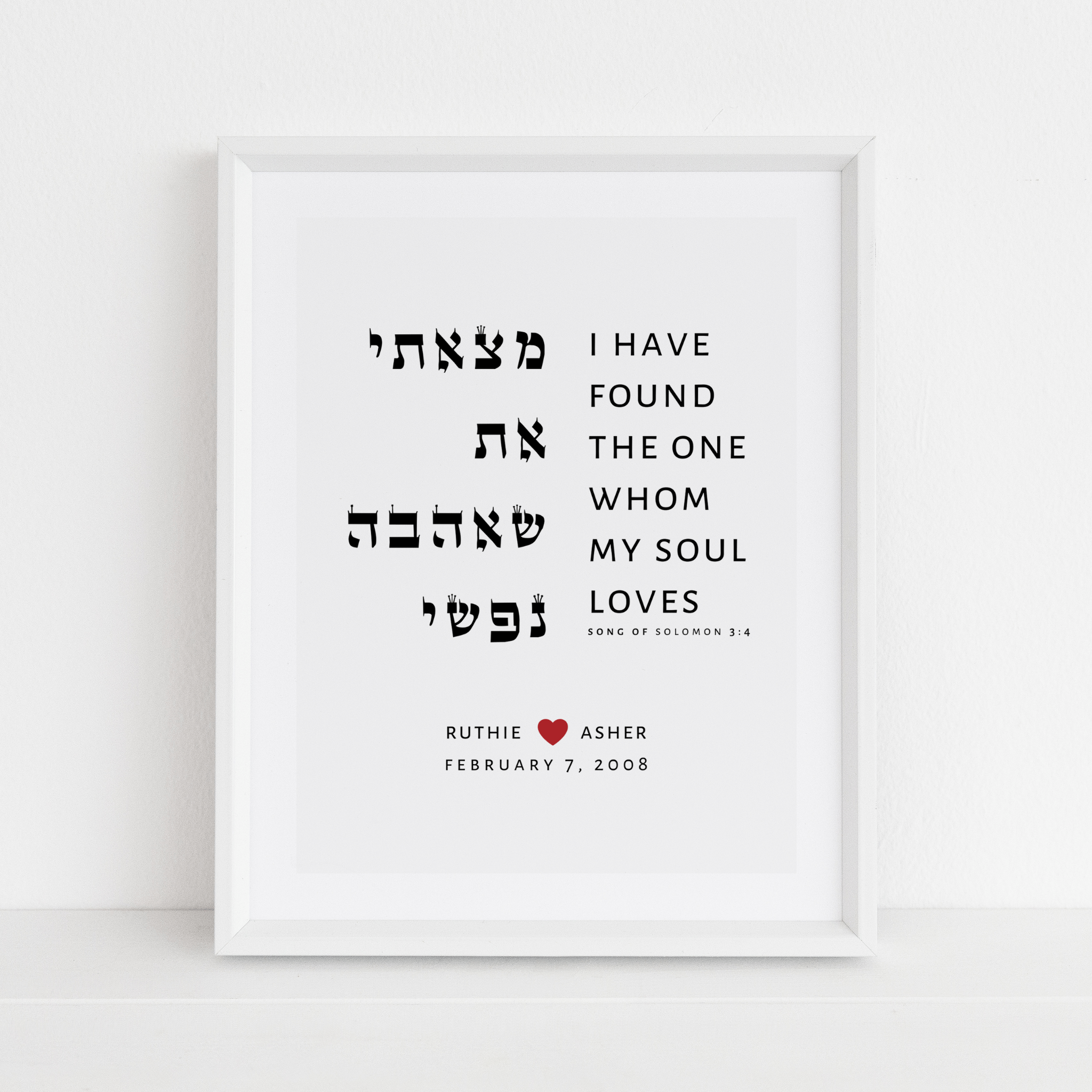 Song of Songs 3:4 - Personalized