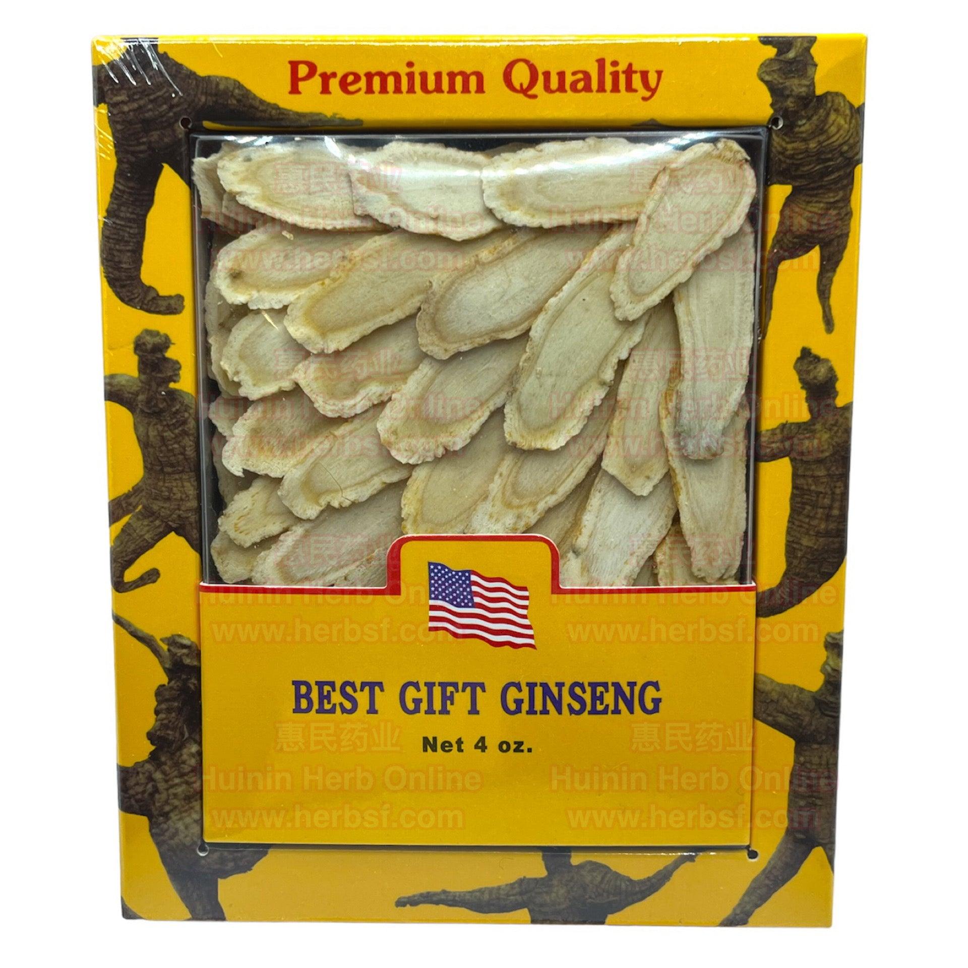 HMT XL American Ginseng Slices Gift Box 4oz