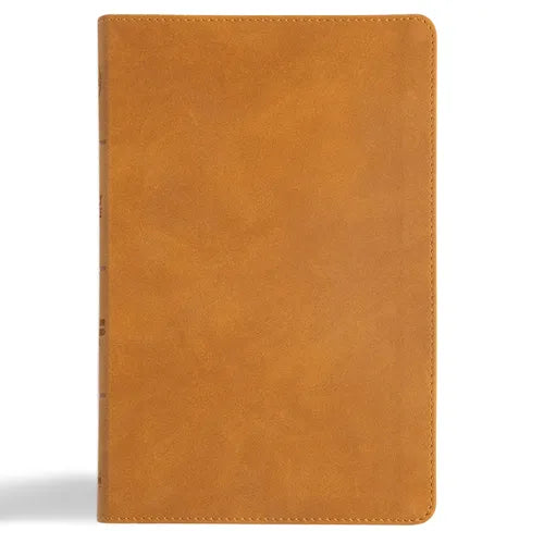 CSB Thinline Bible, Digital Study Edition, Camel Suedesoft Leathertouch
