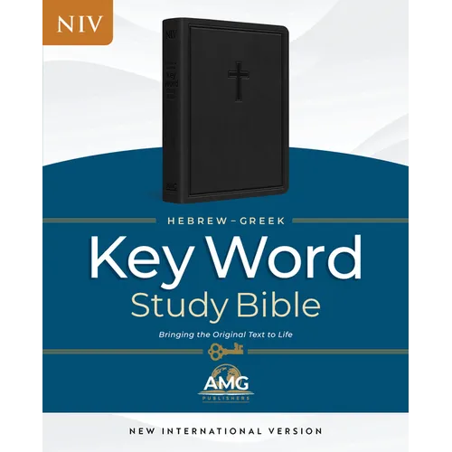 The Hebrew-Greek Key Word Study Bible: Niv-2011 Edition, Endurabound Black Indexed