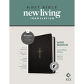 NLT Wide Margin Bible, Filament Enabled (Hardcover Leatherlike, Black Cross, Indexed, Red Letter)