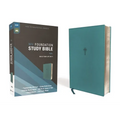 Niv, Foundation Study Bible, Leathersoft, Teal, Red Letter