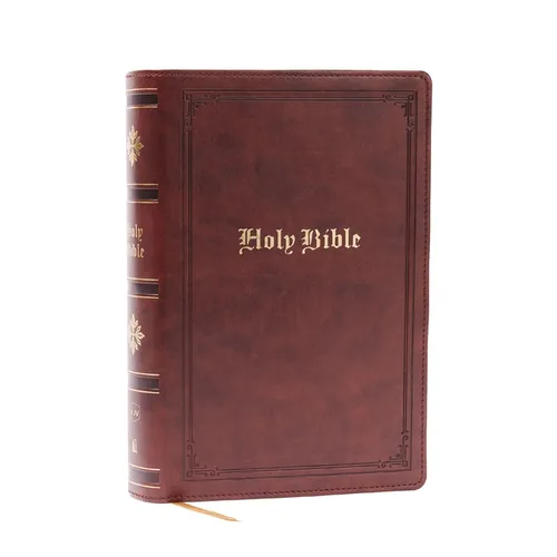 KJV Holy Bible: Personal Size Giant Print, Brown Leathersoft, Red Letter, Comfort Print: King James Version
