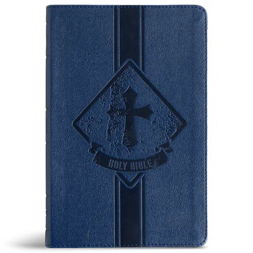 KJV Kids Bible, Thinline Edition, Navy Leathertouch