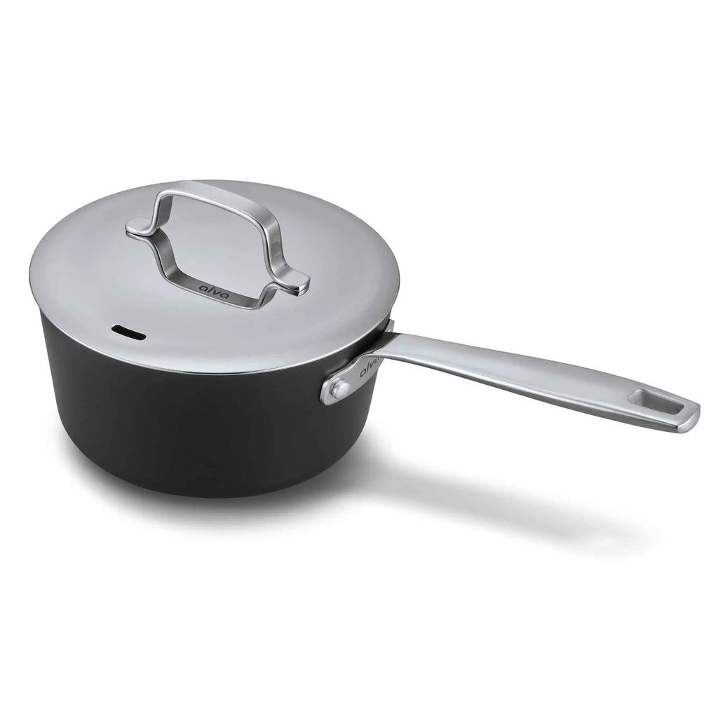 Maestro Ceramic Nonstick Saucepan with Lid, 2-Qt