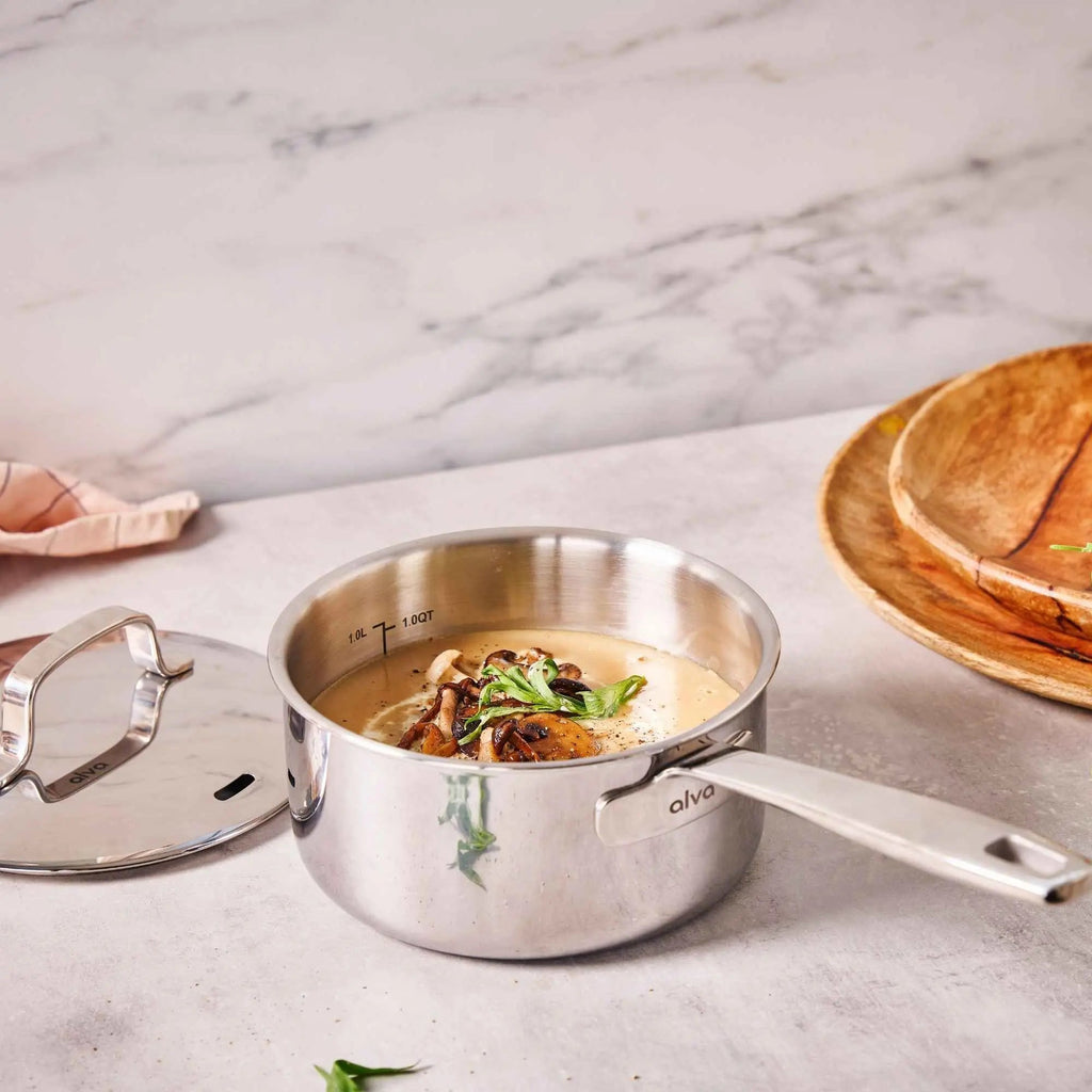 Maestro 5-Ply Stainless Saucepan with Lid