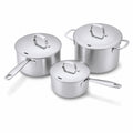 Stainless Steel Pot Set, 6-Piece