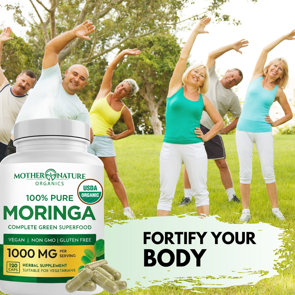 Organic Moringa Capsules (120 Count)