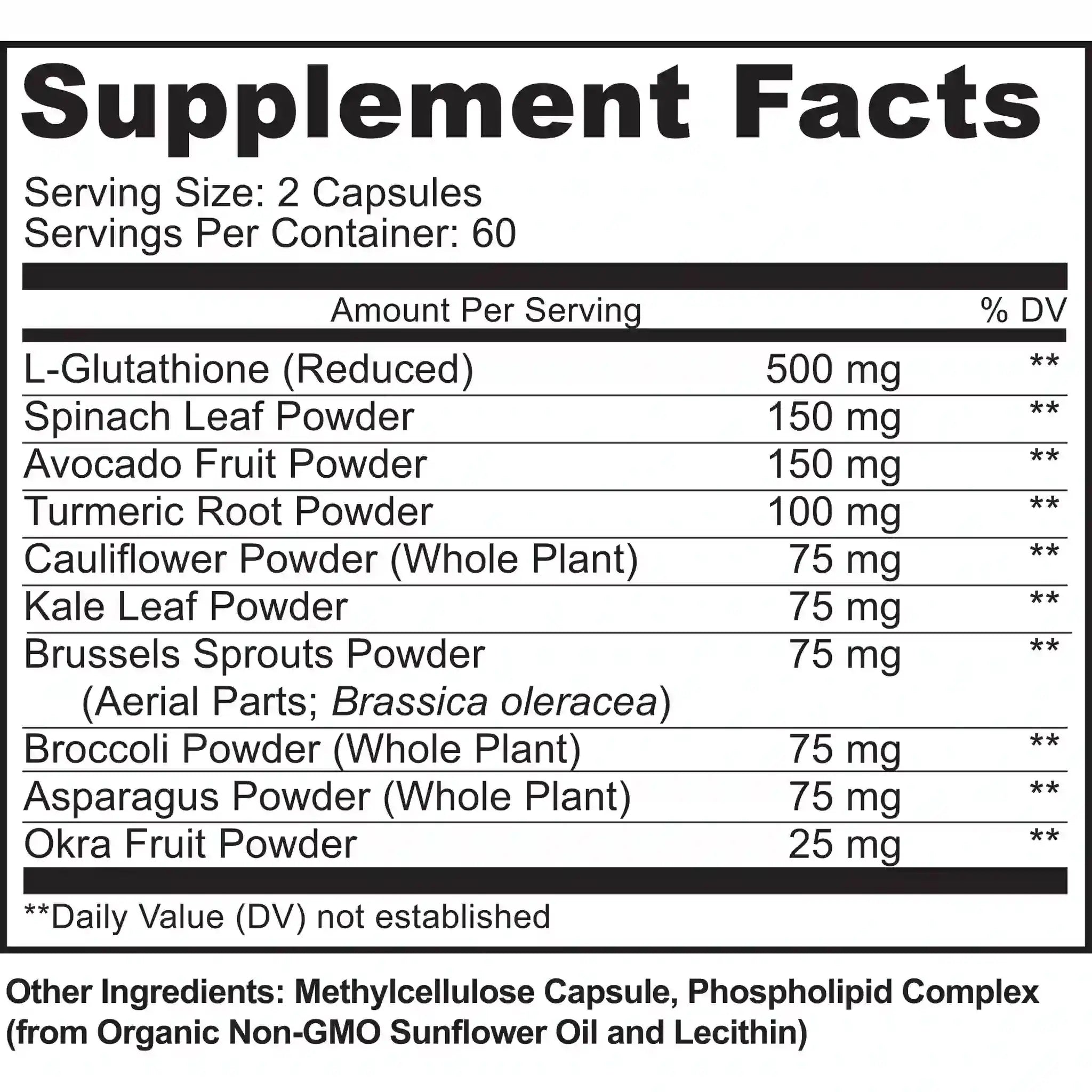 Liposomal Glutathione 500mg: Pure Reduced Active Form