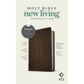 NLT Premium Value Thinline Bible, Filament Enabled (Leatherlike, Dark Brown Cross)