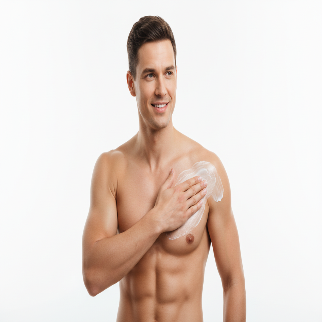 organic body lotion for men