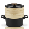 Enameled Cast Iron Dutch Oven with Steamer, 2.5-Qt