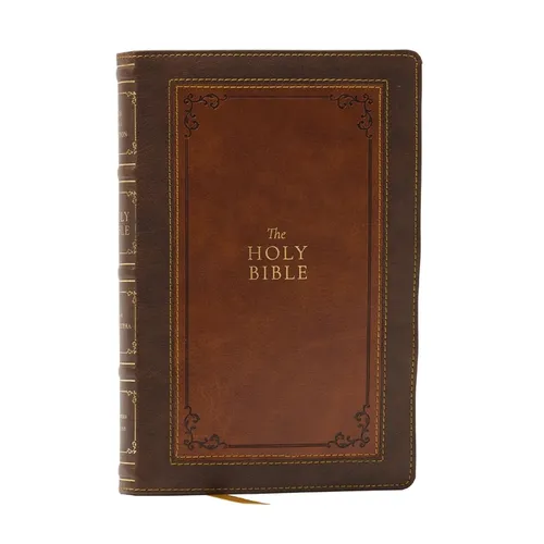1611 KJV with Apocrypha, Brown Leathersoft: Holy Bible