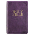 KJV Bible Deluxe Gift (Faux Leather, Purple)