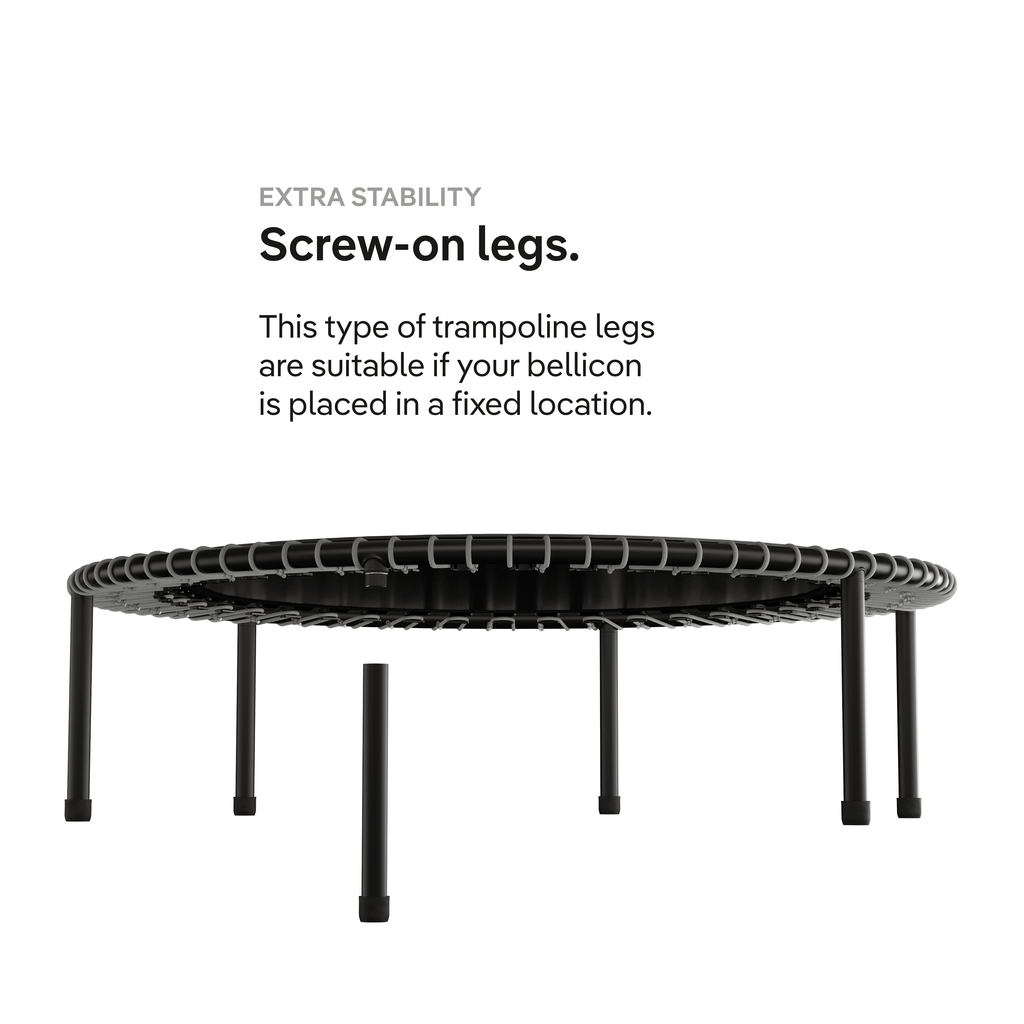 bellicon 49", screw-on legs