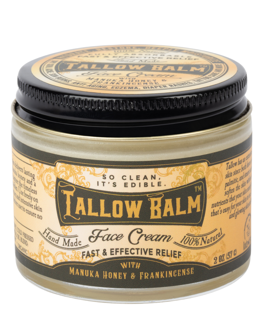 Tallow Face Cream with Manuka Honey