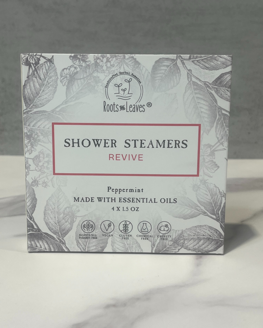 Shower Steamer & Bath Bomb - Revive / Peppermint