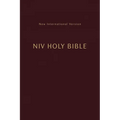 Niv, Holy Bible, Compact, Paperback, Burgundy, Comfort Print
