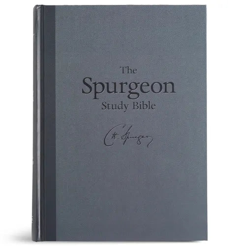 KJV Spurgeon Study Bible, Charcoal Hardcover