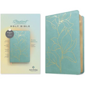 NLT Student Bible, Thinline Reference, Filament Enabled (Leatherlike, Tropical Iris Teal Blue, Red Letter)