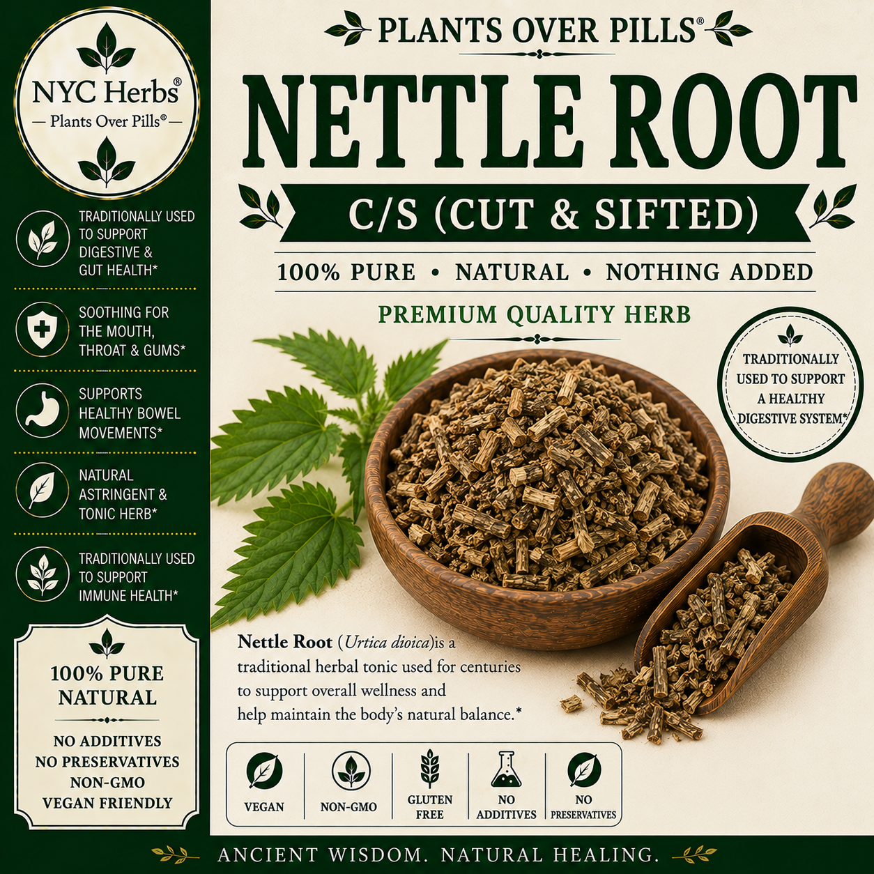 Nettle Root | Prostate & Urinary Health Support