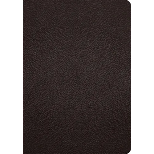 ESV Study Bible (Buffalo Leather, Deep Brown)