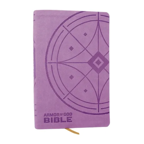 NKJV Armor of God Bible, Purple Leathersoft (Children's Bible, Red Letter, Comfort Print, Holy Bible): New King James Version