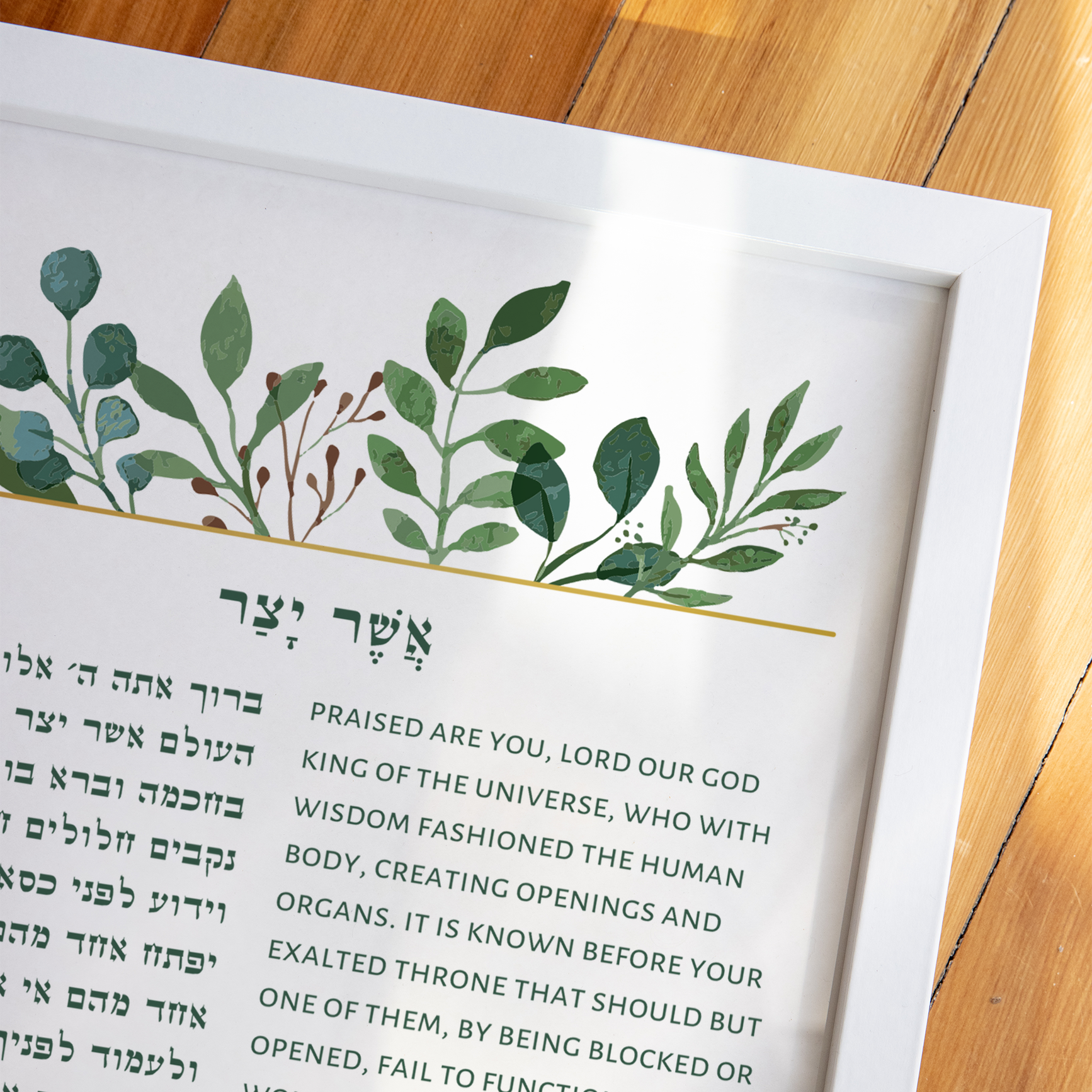 Asher Yatzar Bracha