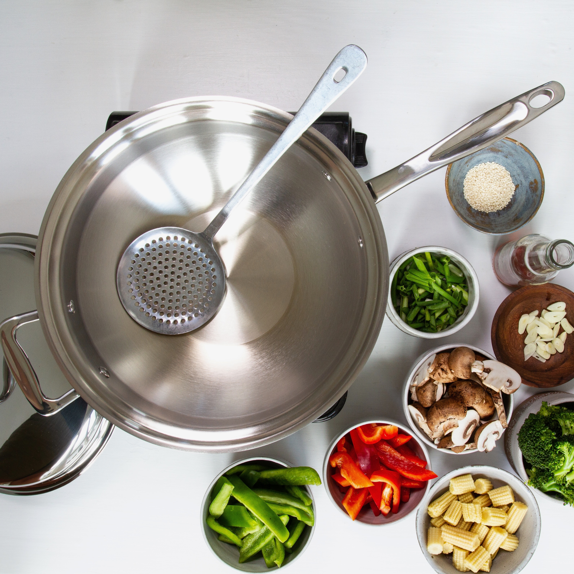 5 Quart Wok with Cover