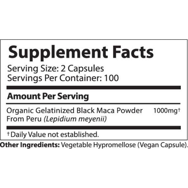 Black Maca Capsules