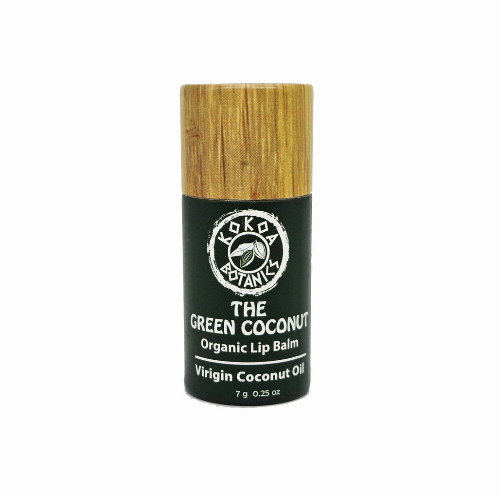 Organic Coconut Oil Lip Balm - Plastic Free .25 oz