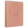 ESV Single Column Journaling Bible (Trutone, Blush Rose, Wildflower Design)