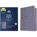 KJV Life Application Study Bible, Third Edition (Leatherlike, Peony Lavender, Indexed, Red Letter)