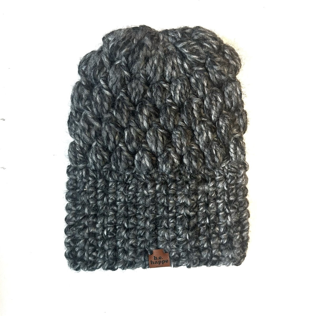 Women's Slouch Hat | Licorice Gray Slouchy Beanie