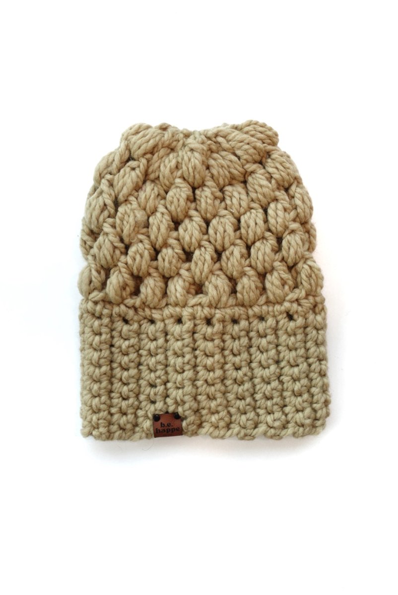 Women's Slouch Hat | Tan Slouchy Beanie