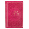 KJV Bible Deluxe Gift (Faux Leather, Pink)