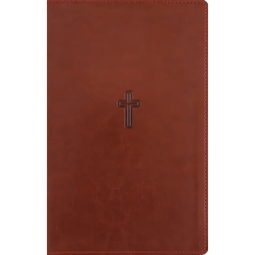 Nasb, Personal Size Reference Bible, Large Print, Paragraph Style, Leathersoft, Brown, Red Letter, 1995 Text, Comfort Print